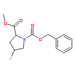 (2S,4S)-1-BENZYL-2-METHY-4-FLUOROPYRROLIDINE-1,2-DICARBOXYLATE 