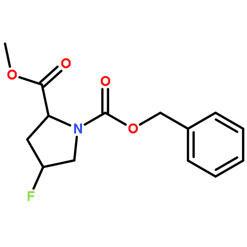 (2S,4S)-1-BENZYL-2-METHY-4-FLUOROPYRROLIDINE-1,2-DICARBOXYLATE 