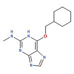 1H-Purin-2-amine, 6-(cyclohexylmethoxy)-N-methyl-