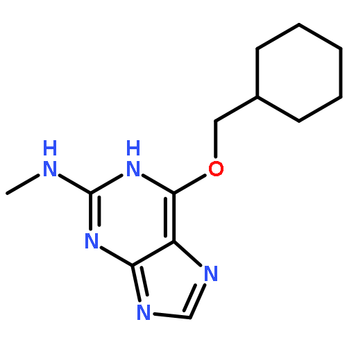 1H-Purin-2-amine, 6-(cyclohexylmethoxy)-N-methyl-