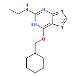 1H-Purin-2-amine, 6-(cyclohexylmethoxy)-N-ethyl-