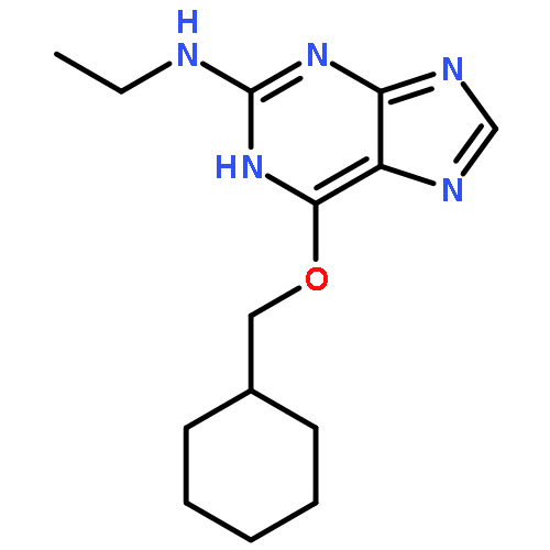 1H-Purin-2-amine, 6-(cyclohexylmethoxy)-N-ethyl-