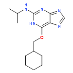 1H-Purin-2-amine, 6-(cyclohexylmethoxy)-N-(1-methylethyl)-