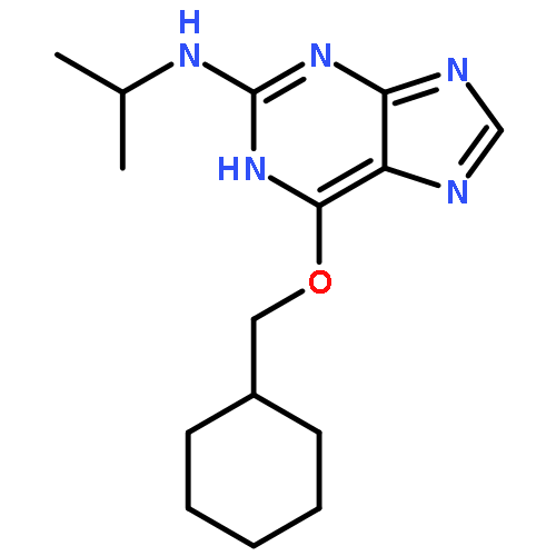 1H-Purin-2-amine, 6-(cyclohexylmethoxy)-N-(1-methylethyl)-