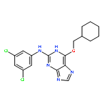 1H-Purin-2-amine, 6-(cyclohexylmethoxy)-N-(3,5-dichlorophenyl)-