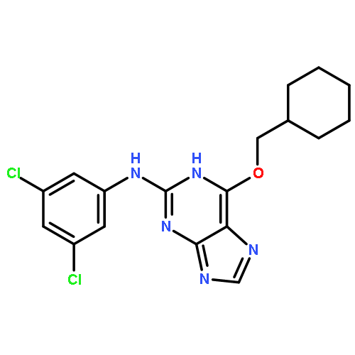 1H-Purin-2-amine, 6-(cyclohexylmethoxy)-N-(3,5-dichlorophenyl)-