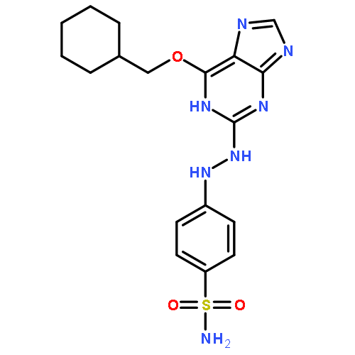 Benzenesulfonamide,4-[2-[6-(cyclohexylmethoxy)-1H-purin-2-yl]hydrazino]-