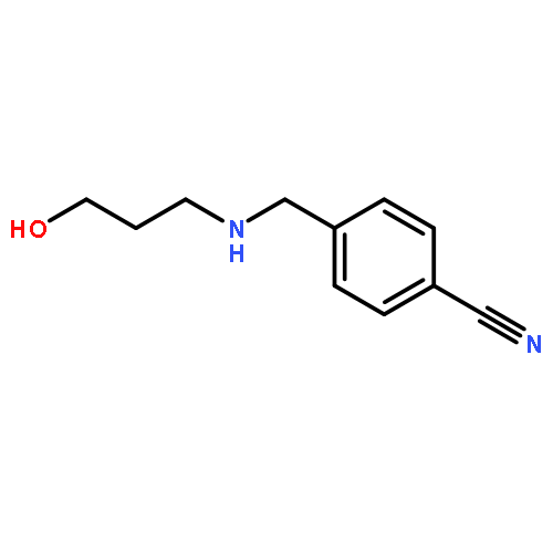 4-[(3-HYDROXYPROPYLAMINO)METHYL]BENZONITRILE 