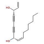 1,9-Hexadecadiene-4,6-diyne-3,8-diol, (3R,8S,9Z)-