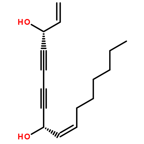 1,9-Hexadecadiene-4,6-diyne-3,8-diol, (3R,8S,9Z)-