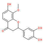 2-(3,4-Dihydroxy-phenyl)-7-hydroxy-8-methoxy-chroman-4-on