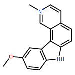 10-METHOXY-2-METHYL-7H-PYRIDO[4,3-C]CARBAZOL-2-IUM 