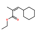 2-PROPENOIC ACID, 3-CYCLOHEXYL-2-METHYL-, ETHYL ESTER, (Z)-