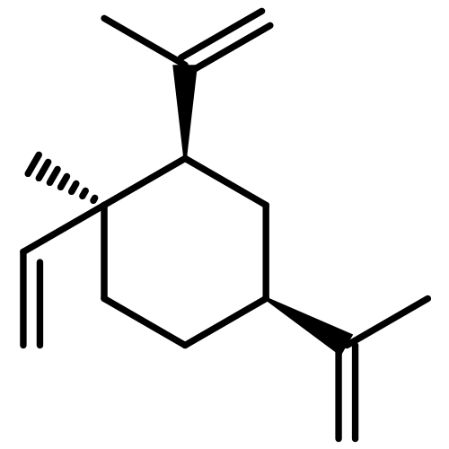 Cyclohexane, 1-ethenyl-1-methyl-2,4-bis(1-methylethenyl)-, (1S,2R,4S)-