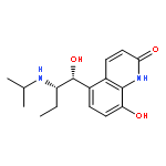 (R*,S*)-(-)-8-HYDROXY-5-(1-HYDROXY-2-((1-METHYLETHYL)AMINO)BUTYL)-2(1H)-QUINOLINONE 