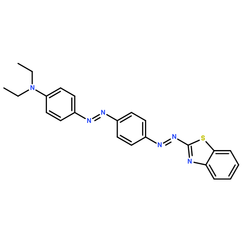 4-[[4-(1,3-BENZOTHIAZOL-2-YLDIAZENYL)PHENYL]DIAZENYL]-N,N-DIETHYLANILINE 