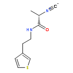 Propanamide, 2-isocyano-N-[2-(3-thienyl)ethyl]-, (2S)-