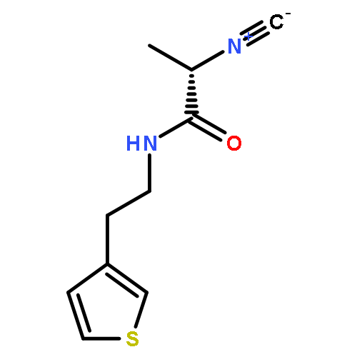 Propanamide, 2-isocyano-N-[2-(3-thienyl)ethyl]-, (2S)-