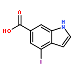 4-Iodo-1H-indole-6-carboxylic acid