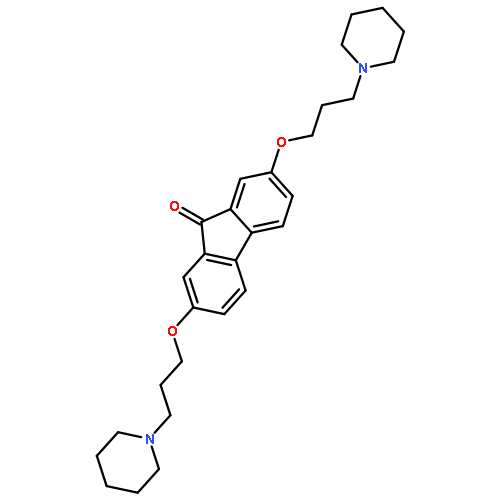 9H-FLUOREN-9-ONE, 2,7-BIS[3-(1-PIPERIDINYL)PROPOXY]-