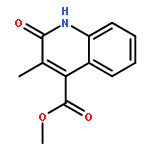 4-Quinolinecarboxylic acid, 1,2-dihydro-3-methyl-2-oxo-, methyl ester