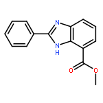 METHYL 2-PHENYL-1H-BENZIMIDAZOLE-4-CARBOXYLATE 