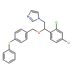 1-[2-(2,4-DICHLOROPHENYL)-2-[[4-(PHENYLTHIO)PHENYL]METHOXY]ETHYL]-1H-IMIDAZOLE 