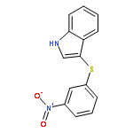 3-(3-NITROPHENYL)SULFANYL-1H-INDOLE 