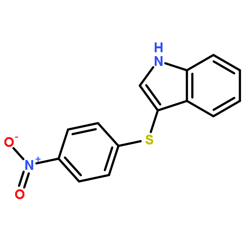 1H-INDOLE, 3-[(4-NITROPHENYL)THIO]-