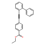 BENZOIC ACID, 4-([1,1'-BIPHENYL]-2-YLETHYNYL)-, ETHYL ESTER