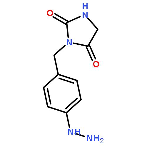 2,4-IMIDAZOLIDINEDIONE, 3-[(4-HYDRAZINOPHENYL)METHYL]- (9CI)