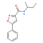 5-Phenyl-isoxazole-3-carboxylic acid sec-butylamide