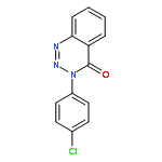 1,2,3-Benzotriazin-4(3H)-one, 3-(4-chlorophenyl)-