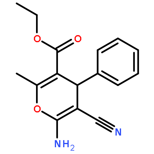 ETHYL 6-AMINO-5-CYANO-2-METHYL-4-PHENYL-4H-PYRAN-3-CARBOXYLATE 