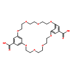 2,5,8,11,17,20,23,26-OCTAOXATRICYCLO[25.3.1.112,16]DOTRIACONTA-1(31),12,14,16(32),27,29-HEXAENE-14,29-DICARBOXYLIC ACID