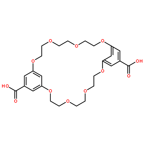 2,5,8,11,17,20,23,26-OCTAOXATRICYCLO[25.3.1.112,16]DOTRIACONTA-1(31),12,14,16(32),27,29-HEXAENE-14,29-DICARBOXYLIC ACID