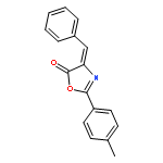 5(4H)-OXAZOLONE, 2-(4-METHYLPHENYL)-4-(PHENYLMETHYLENE)-, (Z)-