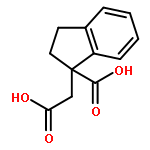 1H-Indene-1-acetic acid, 1-carboxy-2,3-dihydro-