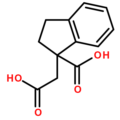 1H-Indene-1-acetic acid, 1-carboxy-2,3-dihydro-