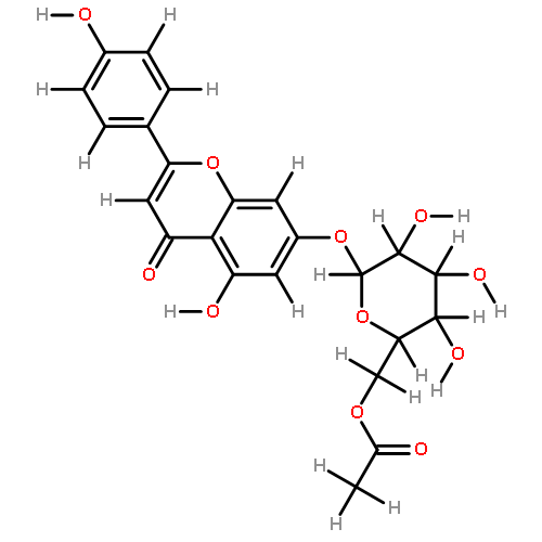 apigenin 7-beta-D-glucoside 6''-acetate