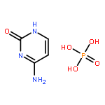 6-AMINO-1H-PYRIMIDIN-2-ONE;PHOSPHORIC ACID 