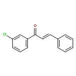 2-Propen-1-one, 1-(3-chlorophenyl)-3-phenyl-, (2E)-