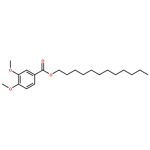 BENZOIC ACID, 3,4-DIMETHOXY-, DODECYL ESTER