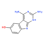 1H-PYRIMIDO[4,5-B]INDOL-6-OL, 2,4-DIAMINO-