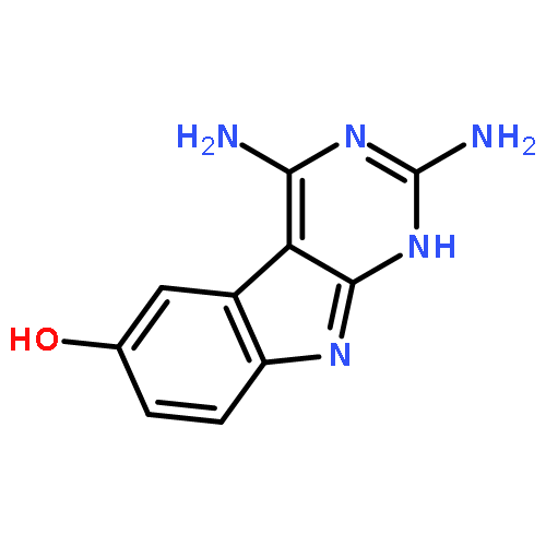 1H-PYRIMIDO[4,5-B]INDOL-6-OL, 2,4-DIAMINO-