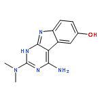 1H-PYRIMIDO[4,5-B]INDOL-6-OL, 4-AMINO-2-(DIMETHYLAMINO)-