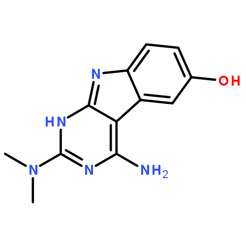 1H-PYRIMIDO[4,5-B]INDOL-6-OL, 4-AMINO-2-(DIMETHYLAMINO)-