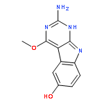 1H-PYRIMIDO[4,5-B]INDOL-6-OL, 2-AMINO-4-METHOXY-