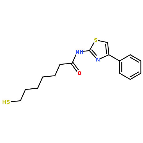 HEPTANAMIDE, 7-MERCAPTO-N-(4-PHENYL-2-THIAZOLYL)-