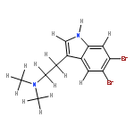 5,6-dibromo-N,N-dimethyltriptamine